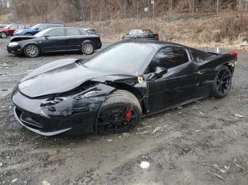  Salvage Ferrari 458 Spider