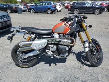  Salvage Triumph Motorcycle Scrambler