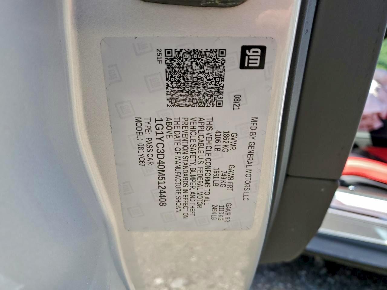 Chevrolet Corvette Stingray 3lt Image 10