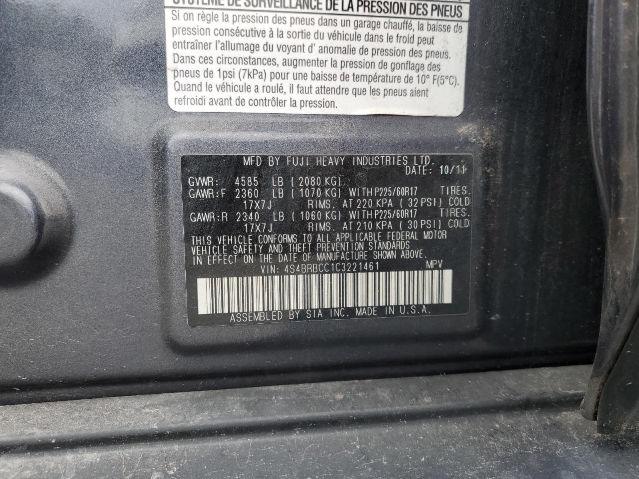 Subaru Outback 2.5i Premium Image 2