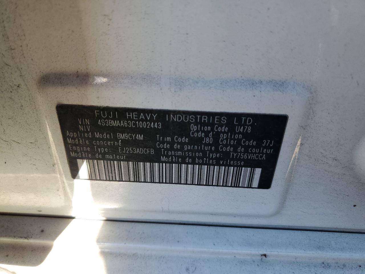 Subaru Legacy 2.5i Image 9