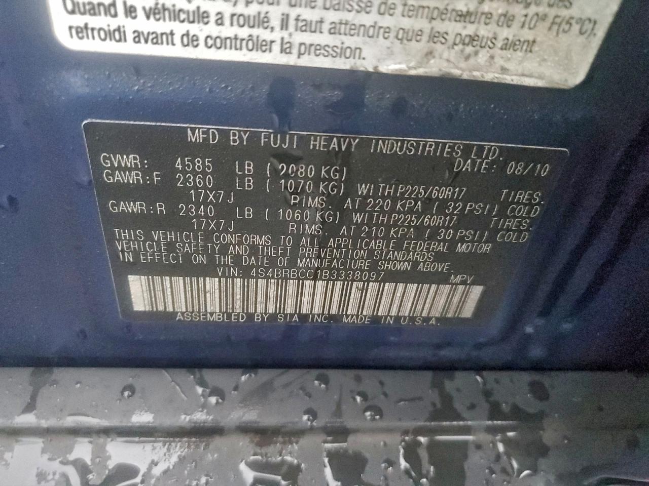 Subaru Outback 2.5i Premium Image 5