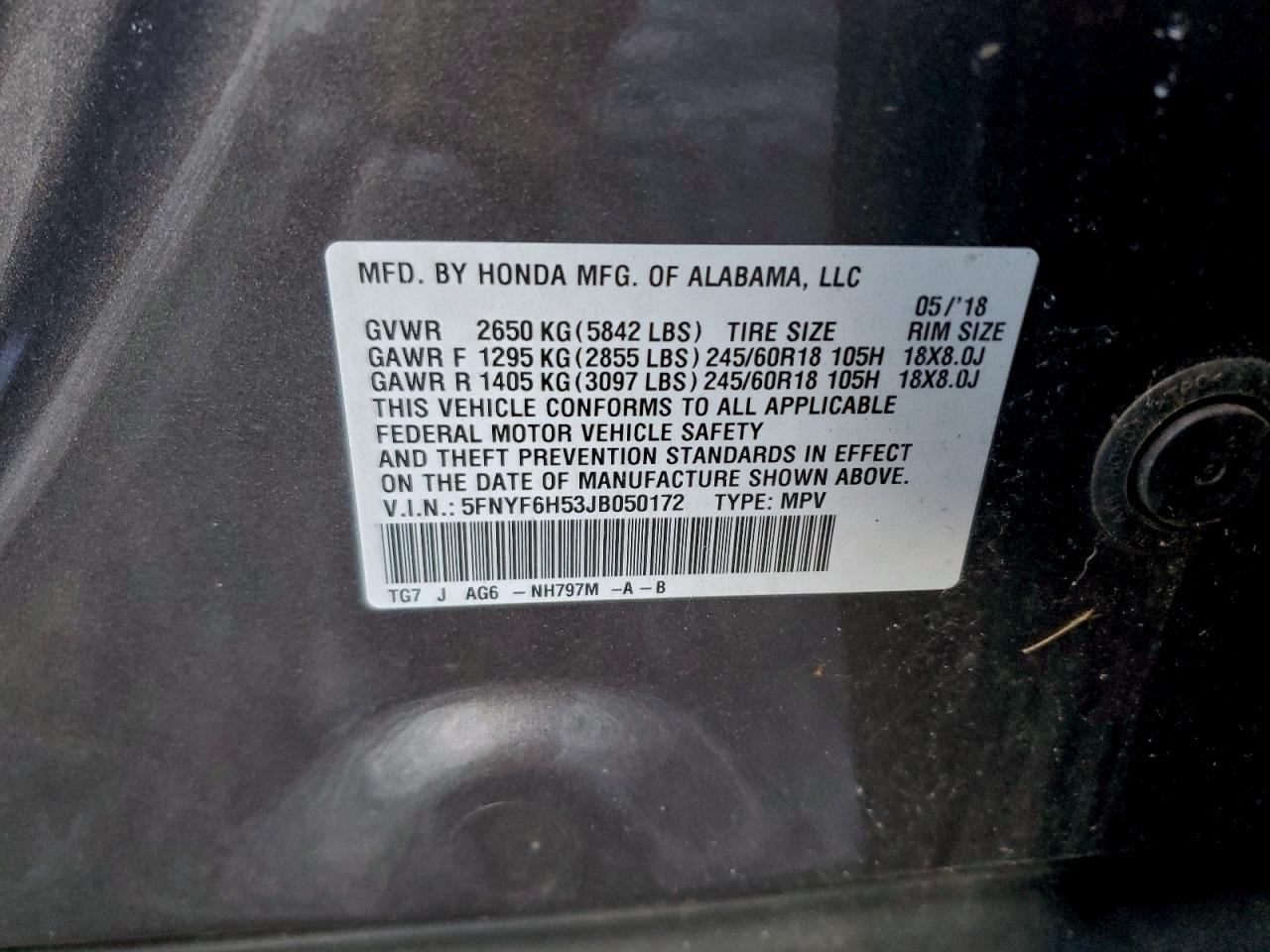 Honda Pilot Exl Image 13