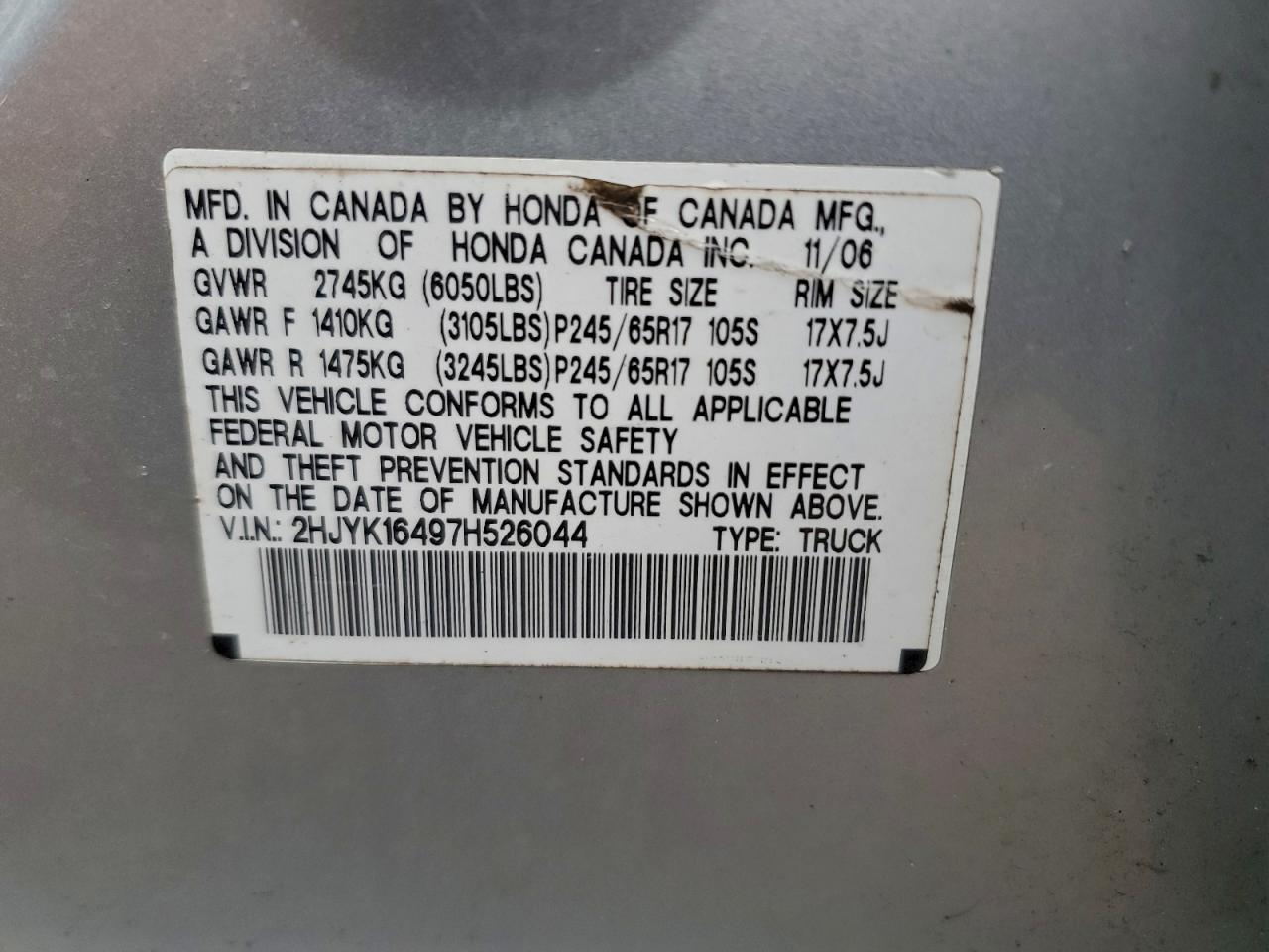 Honda Ridgeline Rts Image 10