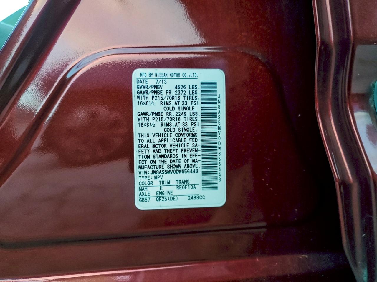 Nissan Rogue S Image 3