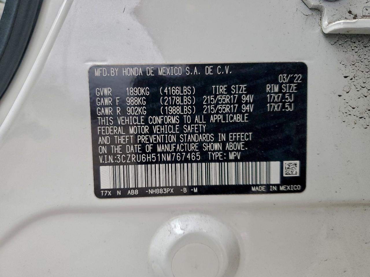 Honda HR-V Ex Image 8