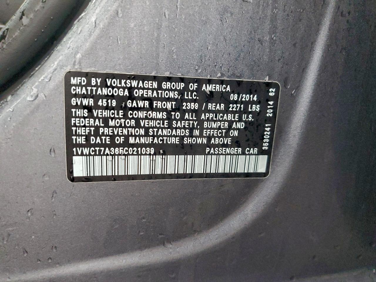 Volkswagen Passat Sel Image 10