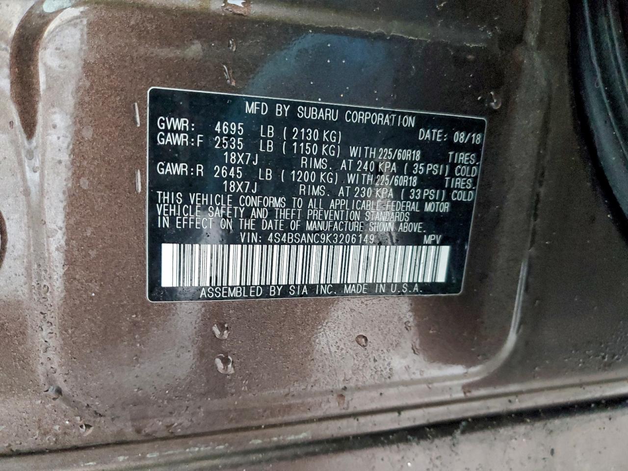 Subaru Outback 2.5i Limited Image 11