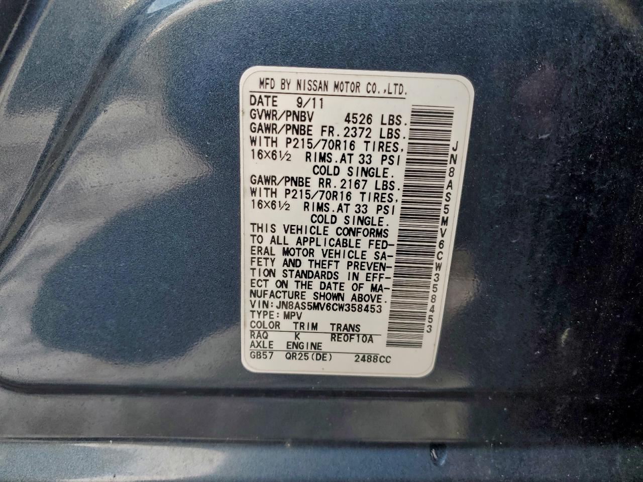 Nissan Rogue S Image 10