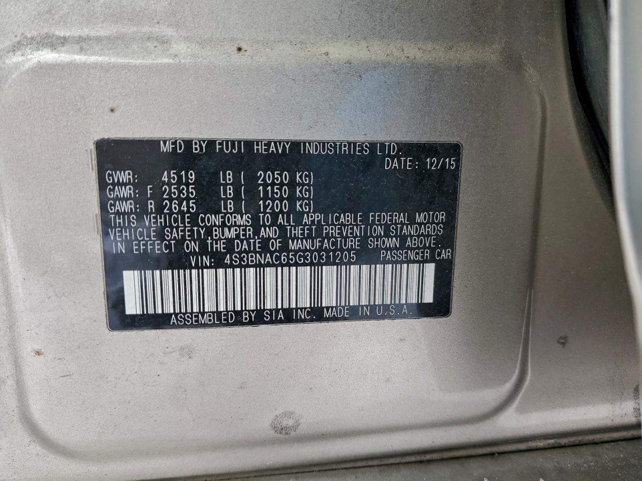 Subaru Legacy 2.5i Premium Image 11