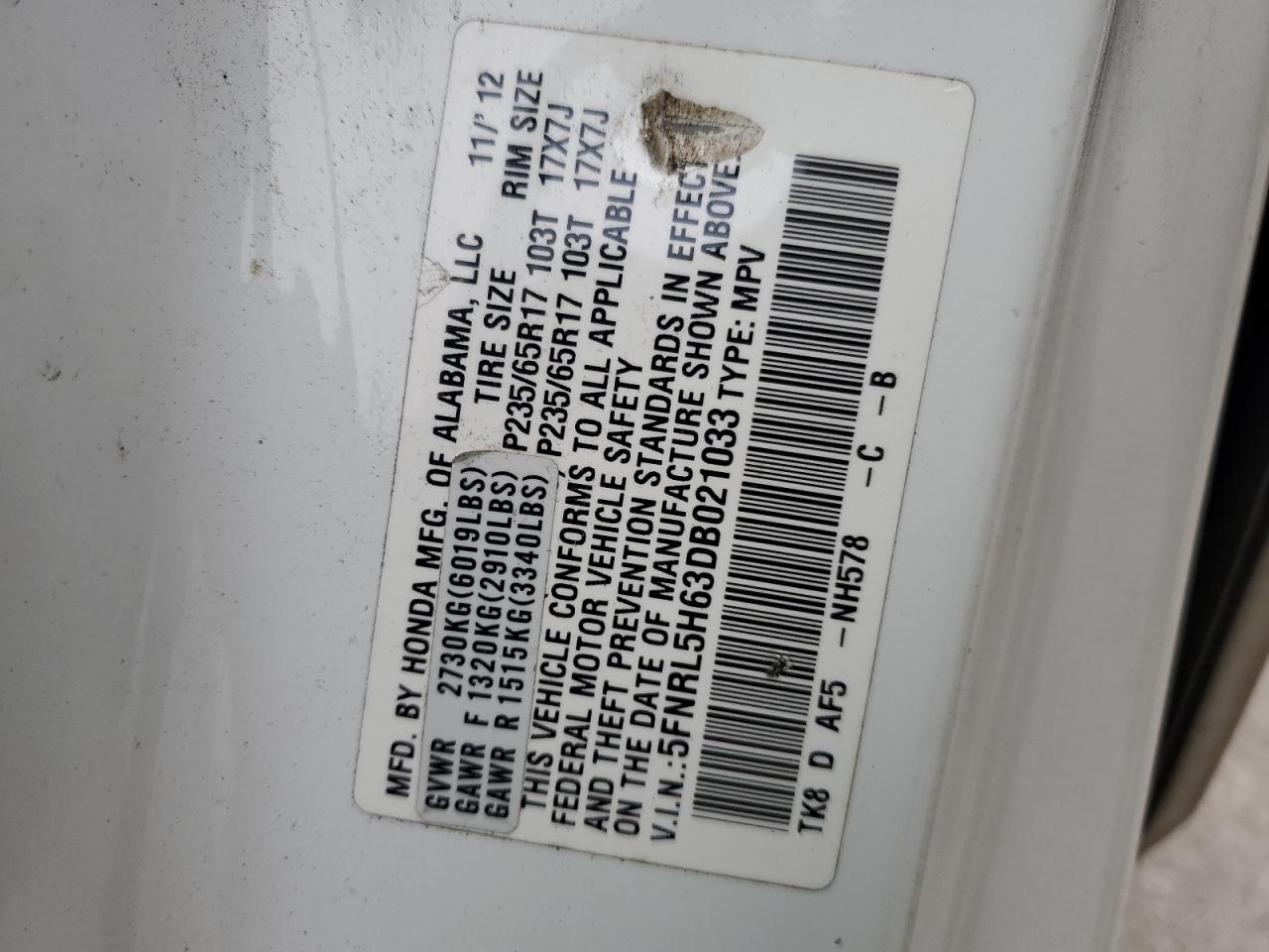 Honda Odyssey Exl Image 12