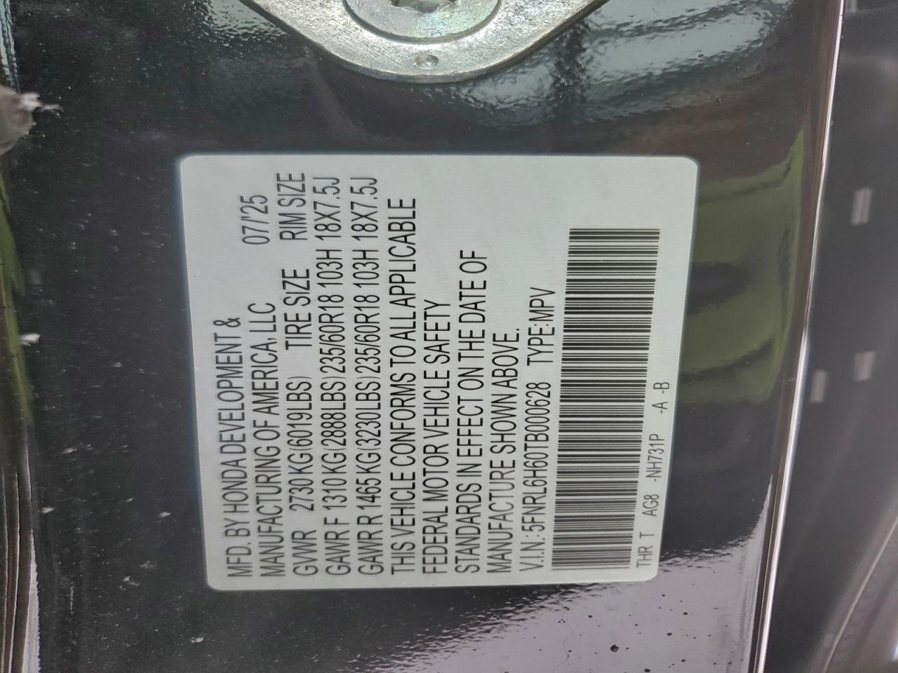 Honda Odyssey Exl Image 11