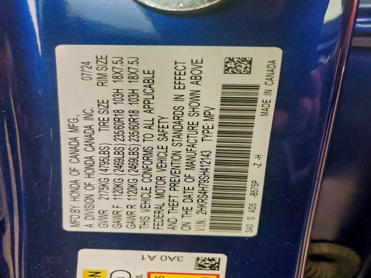 Honda Crv Exl Image 13
